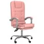Rosafarbener Massage-Bürostuhl aus Kunstleder von vidaXL, Bürostühle - Ref: Foro24-349671, Preis: 116,21 €, Rabatt: %