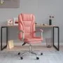 Rosa Kunstleder Bürostuhl verstellbar von vidaXL, Bürostühle - Ref: Foro24-349701, Preis: 116,16 €, Rabatt: %