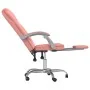 Rosa Kunstleder Bürostuhl verstellbar von vidaXL, Bürostühle - Ref: Foro24-349701, Preis: 116,16 €, Rabatt: %