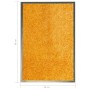 Waschbare orange Fußmatte 40x60 cm von vidaXL, Fußmatten - Ref: Foro24-323451, Preis: 22,45 €, Rabatt: %