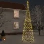 Conical Christmas tree 3000 warm white LEDs 230x800 cm by vidaXL, Christmas trees - Ref: Foro24-343517, Price: 155,16 €, Disc...