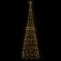 Conical Christmas tree 3000 warm white LEDs 230x800 cm by vidaXL, Christmas trees - Ref: Foro24-343517, Price: 155,16 €, Disc...