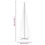 Conical Christmas tree 3000 warm white LEDs 230x800 cm by vidaXL, Christmas trees - Ref: Foro24-343517, Price: 155,16 €, Disc...