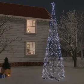 Conical Christmas tree 3000 cold white LED lights 230x800 cm by vidaXL, Christmas trees - Ref: Foro24-343514, Price: 155,05 €...