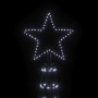 Kegelförmiger Weihnachtsbaum 3000 LED kaltweiß 230x800 cm von vidaXL, Weihnachtsbäume - Ref: Foro24-343514, Preis: 156,53 €, ...