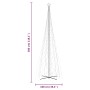 Kegelförmiger Weihnachtsbaum 3000 LED kaltweiß 230x800 cm von vidaXL, Weihnachtsbäume - Ref: Foro24-343514, Preis: 156,53 €, ...