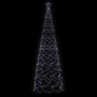 Árbol de Navidad cónico 1400 LED blanco frío 160x500 cm by vidaXL, Christmas trees - Ref: Foro24-343510, Price: 92,79 €, Disc...