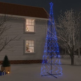 Conical Christmas tree 3000 blue LED 230x800 cm by vidaXL, Christmas trees - Ref: Foro24-343515, Price: 156,63 €, Discount: %