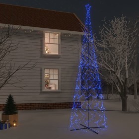Árbol de Navidad cónico 3000 LED azul 230x800 cm