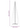 Conical Christmas tree 1400 warm white LEDs 160x500 cm by vidaXL, Christmas trees - Ref: Foro24-343513, Price: 82,67 €, Disco...