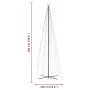 Konischer Weihnachtsbaum 1400 warmweiße LEDs 160x500 cm von vidaXL, Weihnachtsbäume - Ref: Foro24-343513, Preis: 82,00 €, Rab...