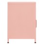 Mesita de noche acero rosa 35x35x51 cm de vidaXL, Mesitas de noche - Ref: Foro24-336220, Precio: 76,51 €, Descuento: %