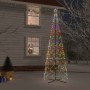 Árbol de Navidad cónico 1400 LED de colores 160x500 cm de vidaXL, Arboles de navidad - Ref: Foro24-343512, Precio: 139,00 €