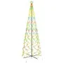 Kegelförmiger Weihnachtsbaum mit 1400 farbigen LED-Lichtern, 160x500 cm. von vidaXL, Weihnachtsbäume - Ref: Foro24-343512, Pr...