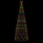 Árbol de Navidad cónico 1400 LED de colores 160x500 cm by vidaXL, Christmas trees - Ref: Foro24-343512, Price: 139,00 €, Disc...