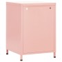Mesita de noche acero rosa 35x35x51 cm de vidaXL, Mesitas de noche - Ref: Foro24-336220, Precio: 76,51 €, Descuento: %