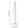 Konischer Weihnachtsbaum 1400 blaue LED 160x500 cm von vidaXL, Weihnachtsbäume - Ref: Foro24-343511, Preis: 82,00 €, Rabatt: %