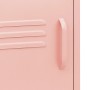 Mesita de noche acero rosa 35x35x51 cm de vidaXL, Mesitas de noche - Ref: Foro24-336220, Precio: 76,51 €, Descuento: %