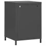 Anthracite steel bedside table 35x35x51 cm by vidaXL, Nightstands - Ref: Foro24-336222, Price: 84,12 €, Discount: %