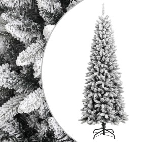 Árbol de Navidad artificial con nieve PVC y PE 240 cm