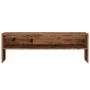 Mueble de TV madera de ingeniería envejecida 120x40x40 cm