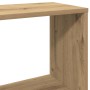 Estantería madera de ingeniería roble artisan 80x24x96 cm