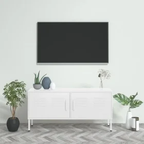 TV-Schrank aus weißem Stahl, 105 x 35 x 50 cm von vidaXL, TV-Möbel - Ref: Foro24-336233, Preis: 148,94 €, Rabatt: %