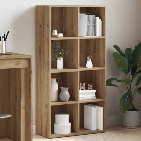 Estantería de madera ingeniería roble artisan 66x30x130 cm en Librerías y estanterías | Comprar online en Foro24