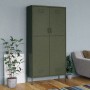 Armario de acero verde oliva 90x50x180 cm de vidaXL, Armarios roperos - Ref: Foro24-336243, Precio: 303,94 €, Descuento: %