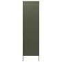 Armario de acero verde oliva 90x50x180 cm de vidaXL, Armarios roperos - Ref: Foro24-336243, Precio: 340,76 €, Descuento: %