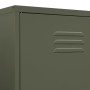 Armario de acero verde oliva 90x50x180 cm de vidaXL, Armarios roperos - Ref: Foro24-336243, Precio: 303,94 €, Descuento: %
