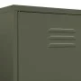 Armario de acero verde oliva 90x50x180 cm de vidaXL, Armarios roperos - Ref: Foro24-336243, Precio: 340,76 €, Descuento: %