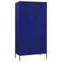 Dark blue steel cabinet 90x50x180 cm by vidaXL, Wardrobes - Ref: Foro24-336244, Price: 282,74 €, Discount: %