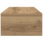 Soporte mesa pantalla madera ingeniería roble 42x24x13 cm