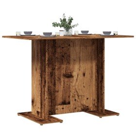 Mesa comedor madera ingeniería madera envejecida 110x60x75 cm en Mesas de cocina y de comedor | Comprar online en Foro24