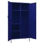 Dark blue steel cabinet 90x50x180 cm by vidaXL, Wardrobes - Ref: Foro24-336244, Price: 282,74 €, Discount: %