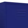 Dark blue steel cabinet 90x50x180 cm by vidaXL, Wardrobes - Ref: Foro24-336244, Price: 282,74 €, Discount: %