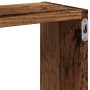 Estante pared de cubo madera ingeniería envejecida 68x15x68cm