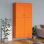 Orangefarbener Stahlschrank 90x50x180 cm von vidaXL, Kleiderschränke - Ref: Foro24-336246, Preis: 389,75 €, Rabatt: %