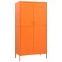 Orangefarbener Stahlschrank 90x50x180 cm von vidaXL, Kleiderschränke - Ref: Foro24-336246, Preis: 389,75 €, Rabatt: %