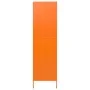 Orangefarbener Stahlschrank 90x50x180 cm von vidaXL, Kleiderschränke - Ref: Foro24-336246, Preis: 389,75 €, Rabatt: %
