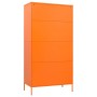 Orangefarbener Stahlschrank 90x50x180 cm von vidaXL, Kleiderschränke - Ref: Foro24-336246, Preis: 348,53 €, Rabatt: %