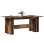 Mesa de comedor de aglomerado madera envejecida 180x90x76 cm