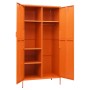 Orangefarbener Stahlschrank 90x50x180 cm von vidaXL, Kleiderschränke - Ref: Foro24-336246, Preis: 348,53 €, Rabatt: %