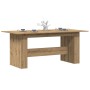 Mesa de comedor madera ingeniería roble artisan 180x90x76 cm