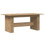 Mesa de comedor madera ingeniería roble artisan 180x90x76 cm