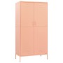 Rosa Stahlschrank 90x50x180 cm von vidaXL, Kleiderschränke - Ref: Foro24-336247, Preis: 283,36 €, Rabatt: %