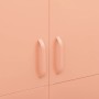Armario de acero rosa 90x50x180 cm de vidaXL, Armarios roperos - Ref: Foro24-336247, Precio: 283,07 €, Descuento: %