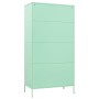 Mintgrüner Stahlschrank 90x50x180 cm von vidaXL, Kleiderschränke - Ref: Foro24-336248, Preis: 283,58 €, Rabatt: %