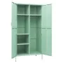 Mint green steel cabinet 90x50x180 cm by vidaXL, Wardrobes - Ref: Foro24-336248, Price: 284,23 €, Discount: %